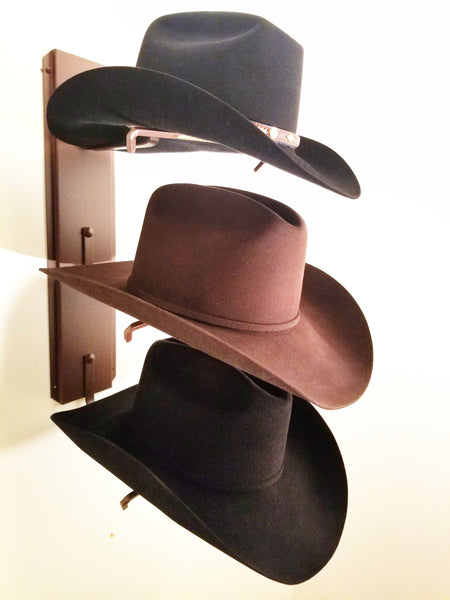 Cowboy Hat Racks Brim Up