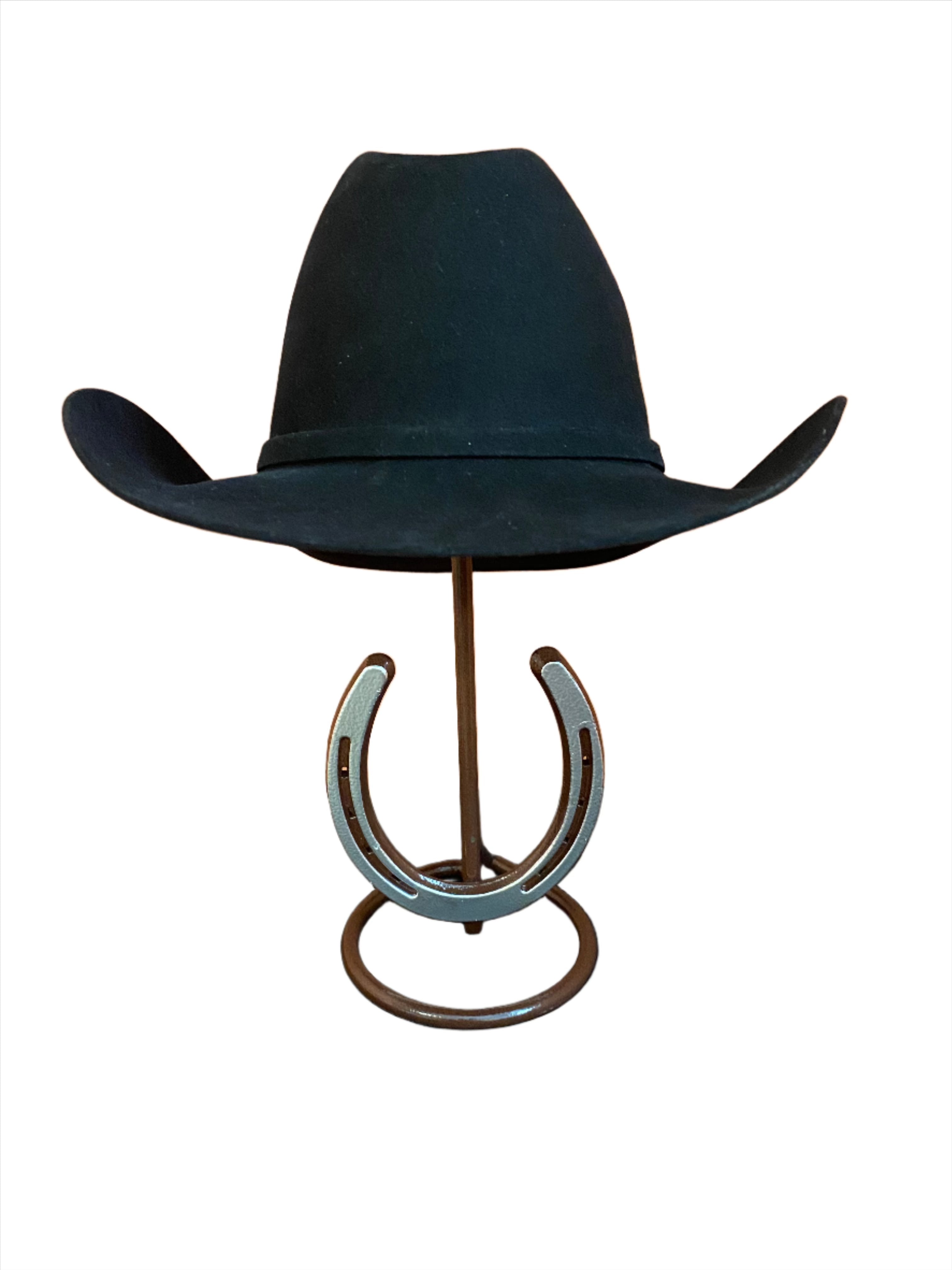 American Made Cowboy Hat Stand with Genuine Horseshoe CT (Copy)