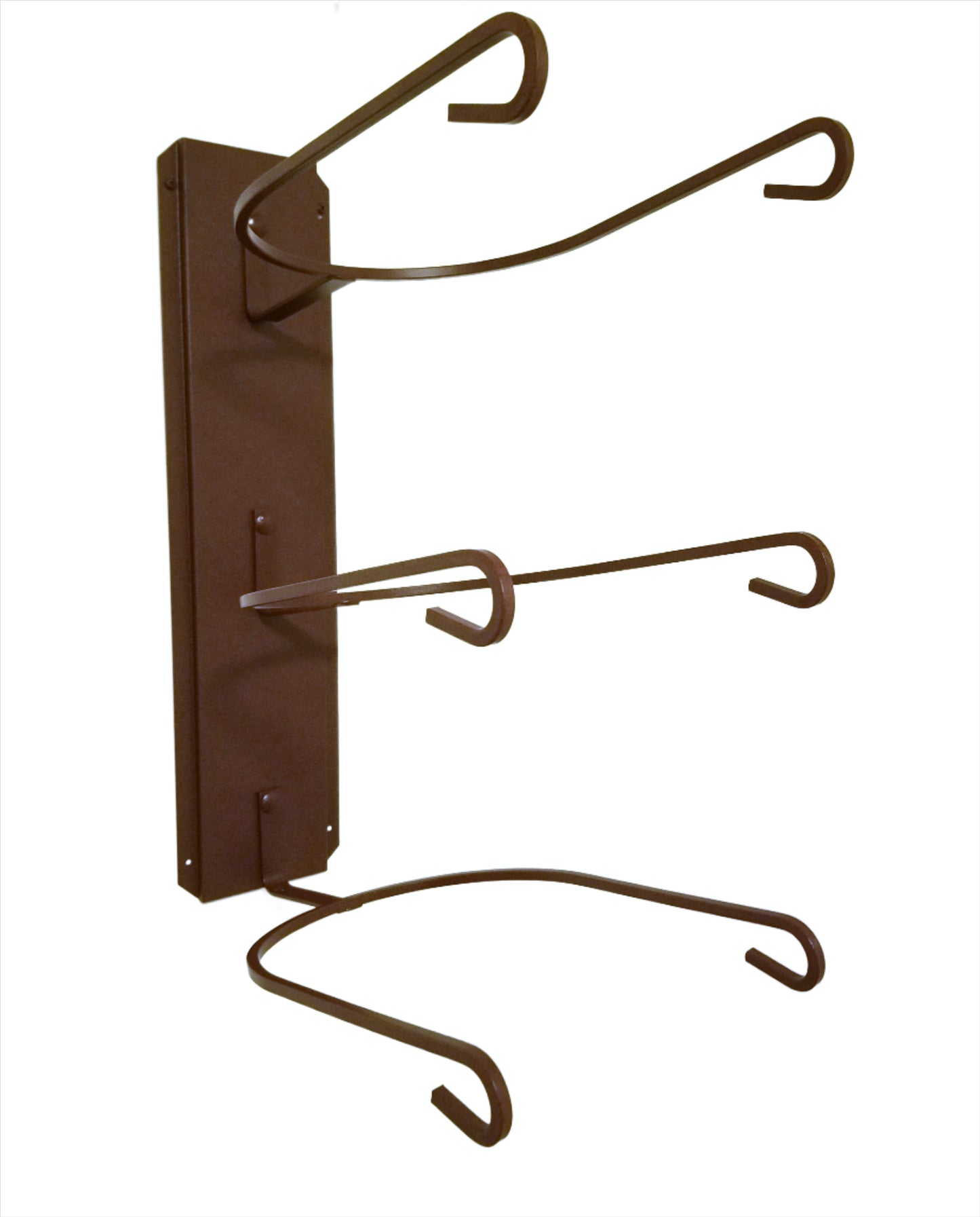 American Made 3 Hat Rack – Wall Mounted Cowboy Hat Holder Rust | Mark Christopher Collection
