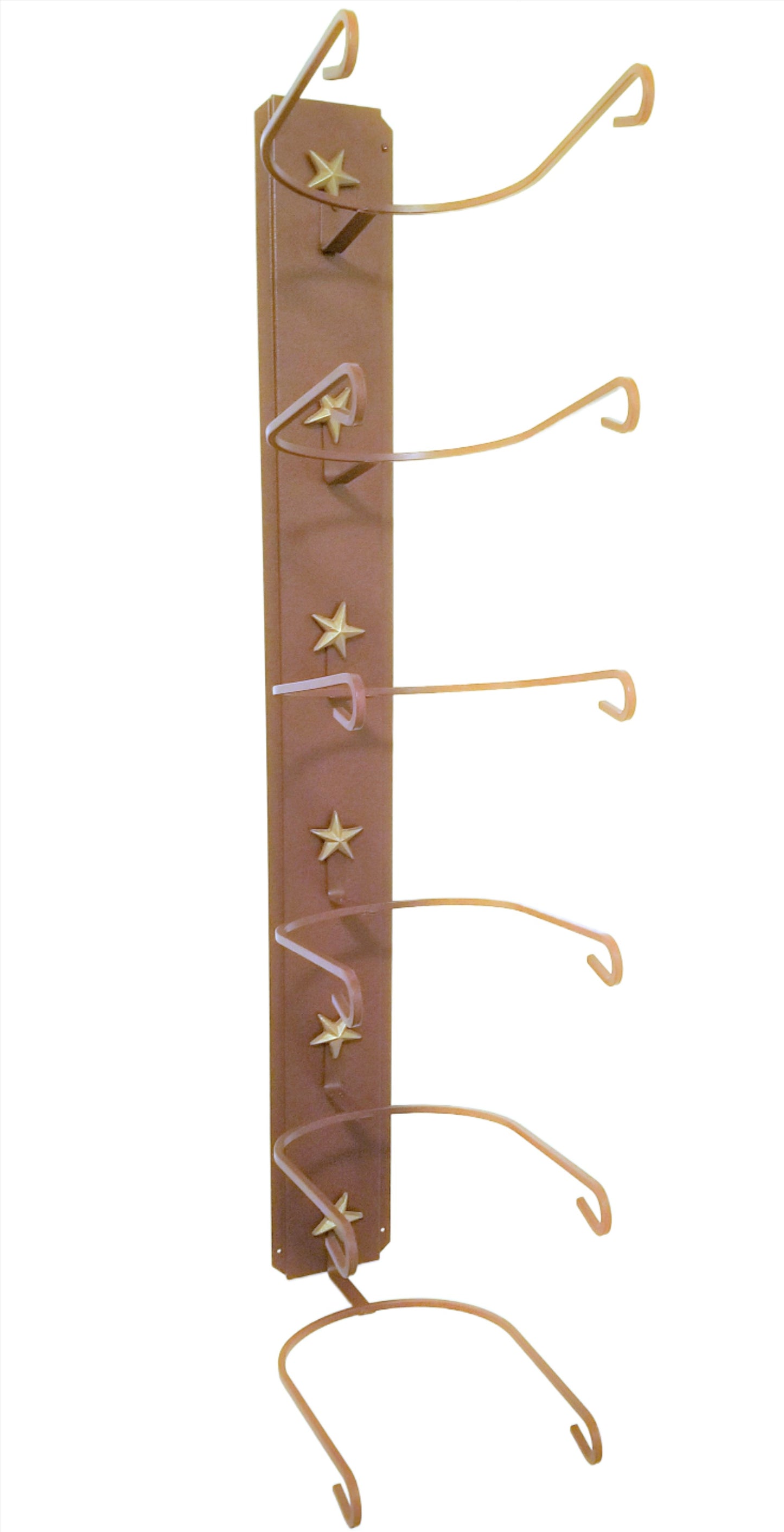 6 Tier Cowboy Hat Rack with Stars – American Made Steel | Mark Christopher Collection