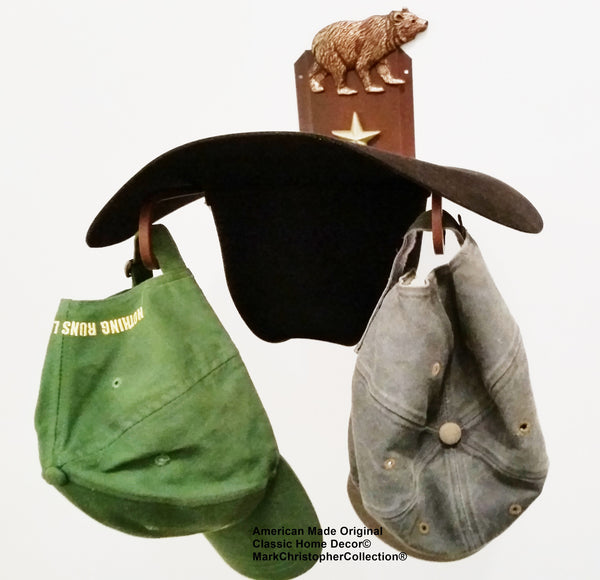 American Made Cowboy Hat Holder Bear CT American Made
