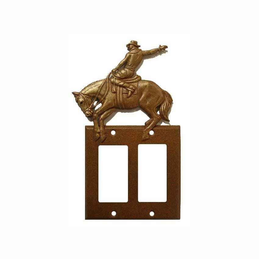 Double Rocker with Roper / Chisholm Trail with Hand Finish