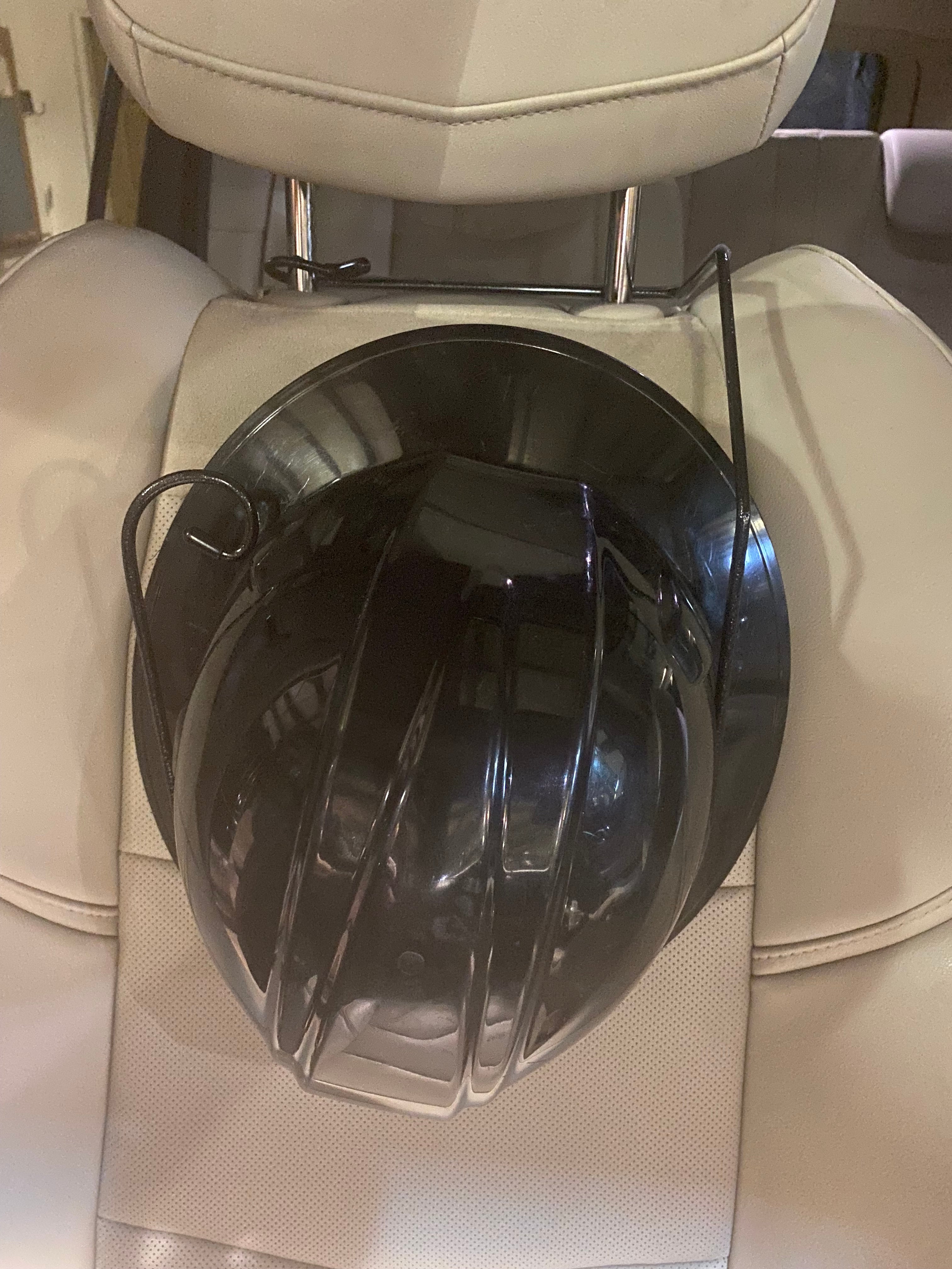 Made in the USA Truck/SUV Hard Hat Holder Powder Coated Black(Ship Free Lower 48 USA)