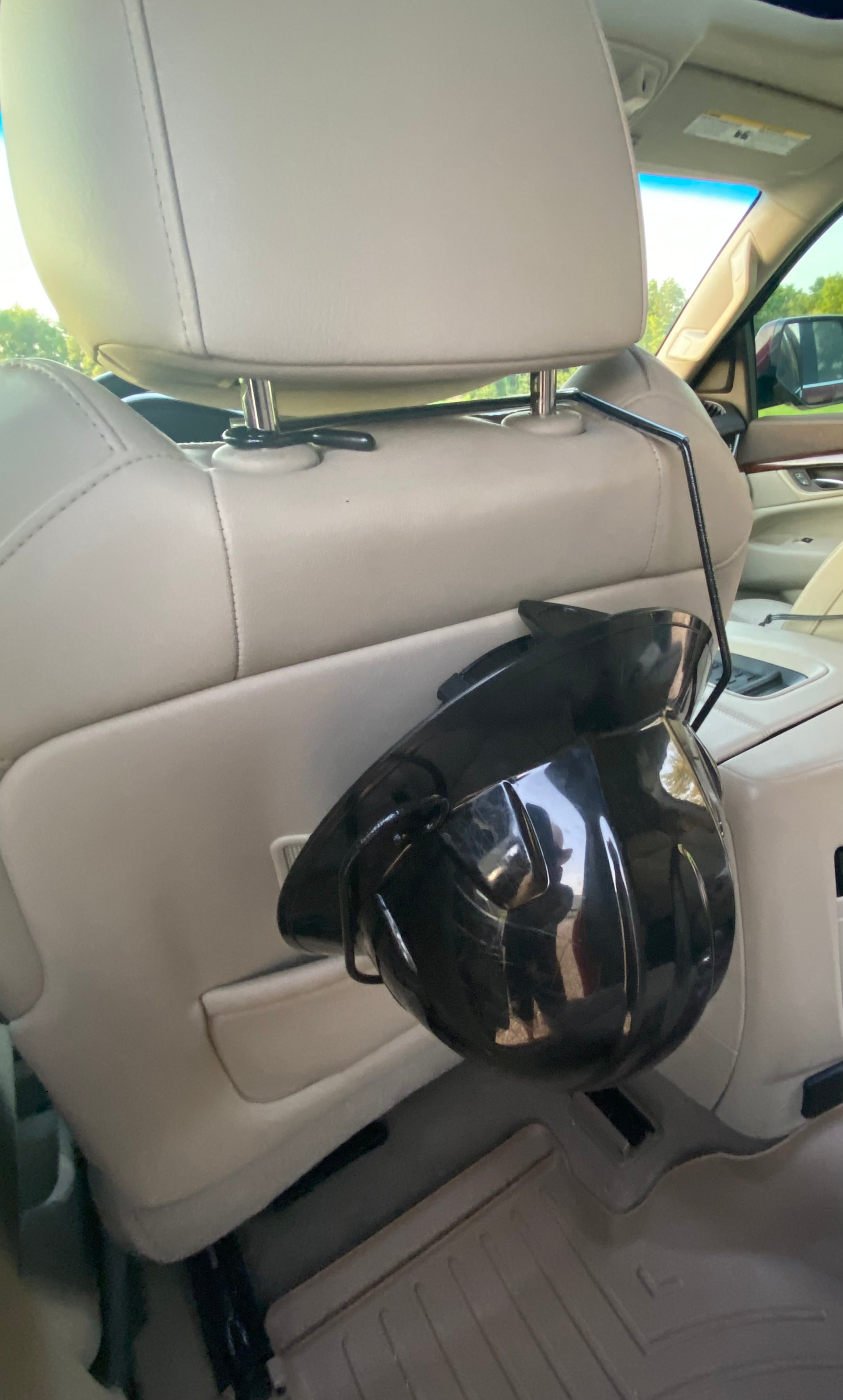 Made in the USA Truck/SUV Hard Hat Holder Powder Coated Black(Ship Free Lower 48 USA)