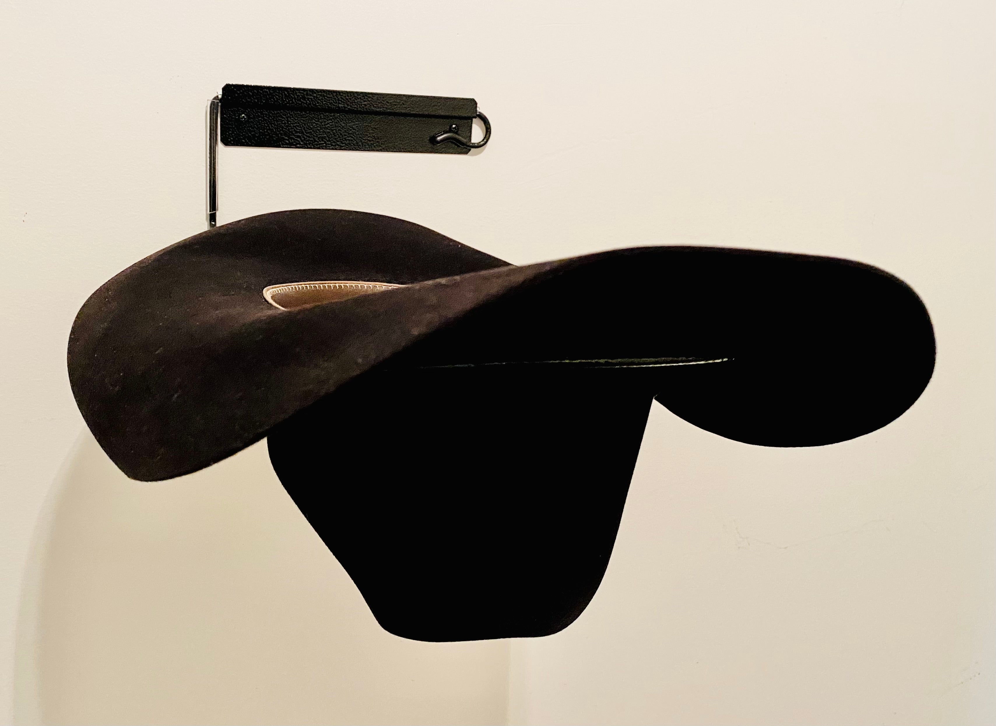 Vehicle/SUV Hat holder with BONUS Travel Trailer/Home Wall Mount Plate Black(Ships For Free)