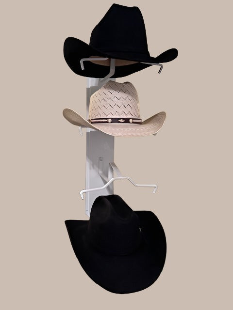 American Made Crown Up Four Hat Rack White by Mark Christopher Collection