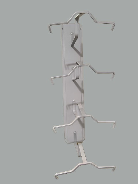 American Made Crown Up Four Hat Rack White by Mark Christopher Collection