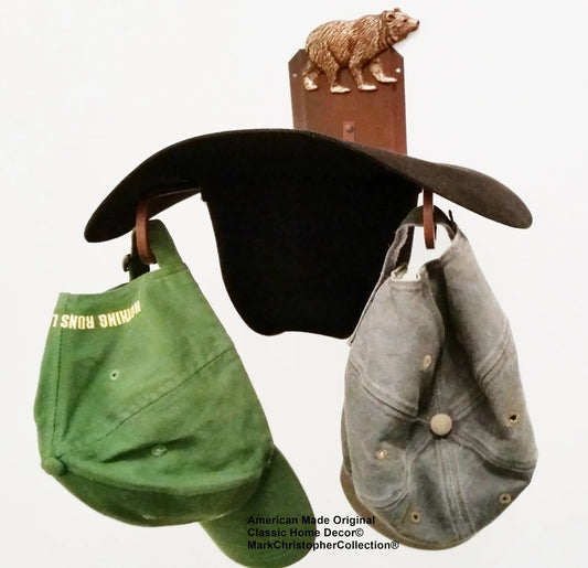 American Made Cowboy Hat Holder Bear CT American Made