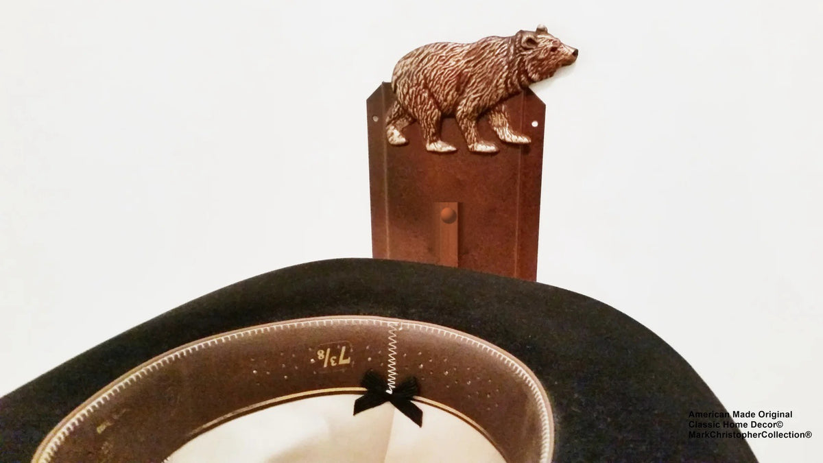 American Made Cowboy Hat Holder Bear CT American Made