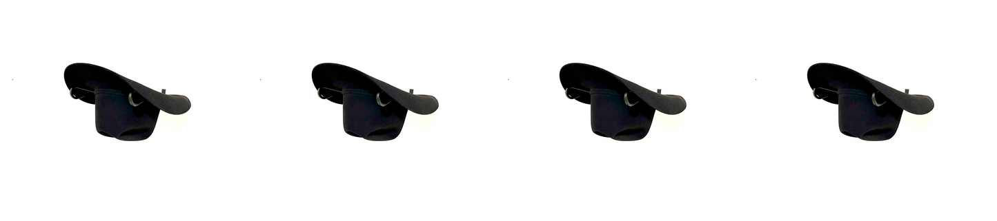 American Made Cowboy Hat Holder Arms (4 Pack) - Wall Mount Hat Rack Arms - DIY Western Hat Display - Made in USA