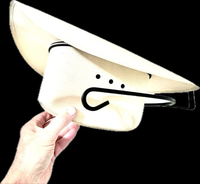 American Made Cowboy Hat Holder Arms (4 Pack) - Wall Mount Hat Rack Arms - DIY Western Hat Display - Made in USA