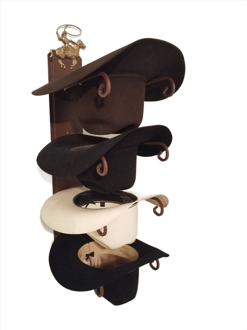 American Made Hat Holder 664 Classic with Calf Roper CT