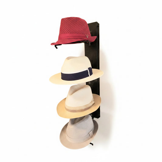 American Made Crown Up Four Hat Rack Black by Mark Christopher Collection