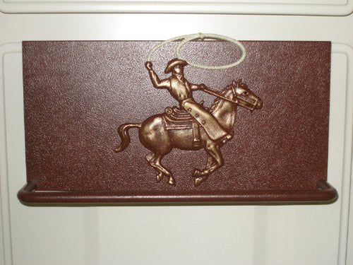 Towel Bar with Cowboy Roper