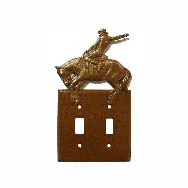 Double Switch with Bronc Rider / Chisholm Trail with Hand Finish