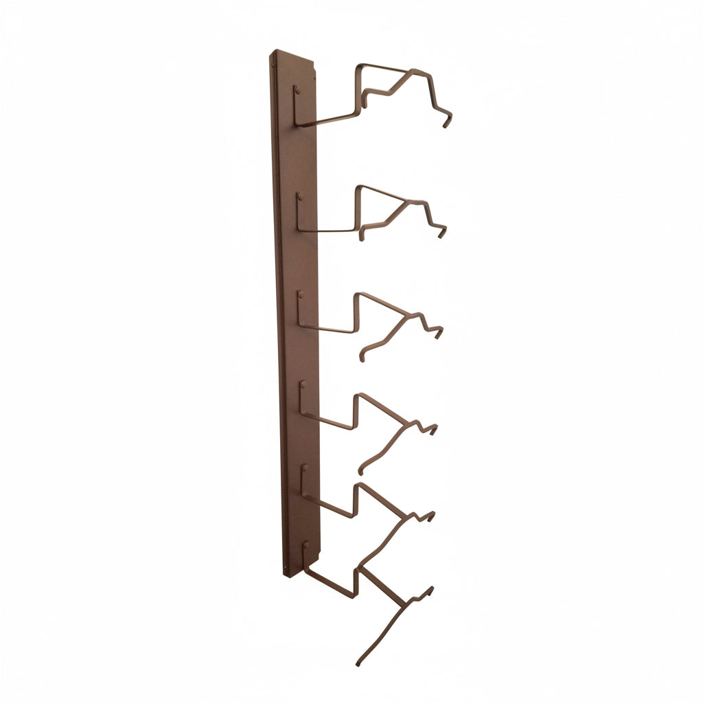 American Made Crown Up Six Hat Rack Rust by Mark Christopher Collection