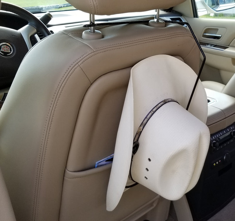 Car Cowboy Hat Rack Home Door Rear Hat Hook Holder, Color: White