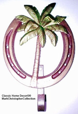 Lucky Lady Horseshoe Hook with Palm