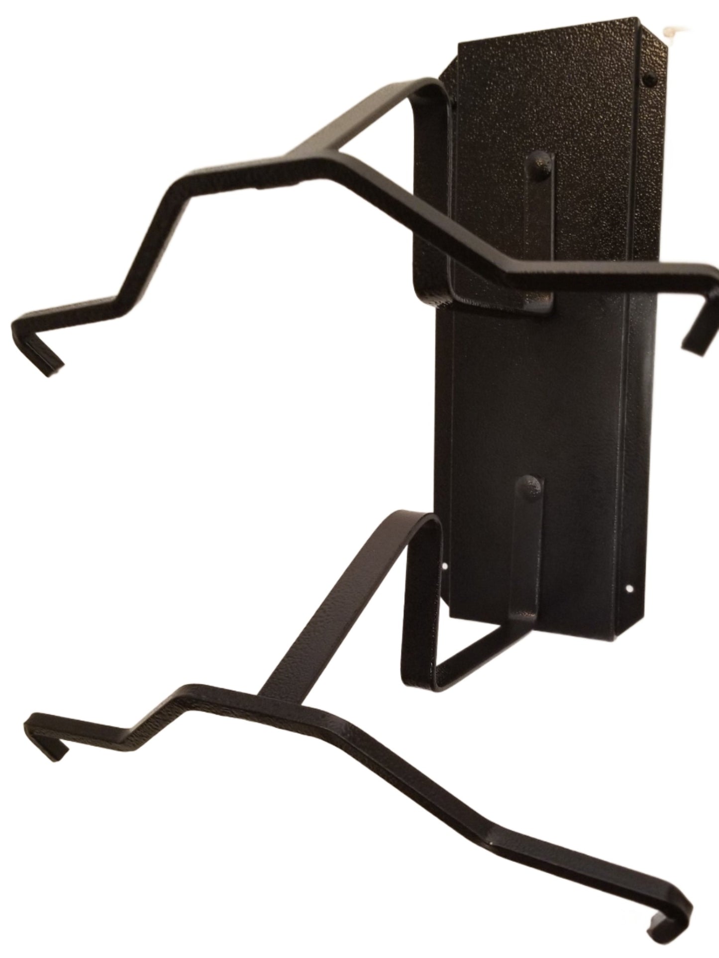 American Made Crown Up 2 Hat Cowboy Hat Rack – Wall Mounted Black | Mark Christopher Collection