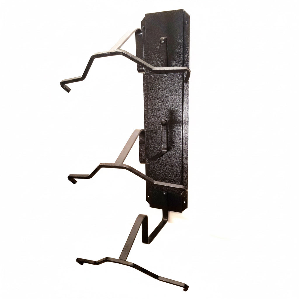 American Made Crown Up Three Hat Rack Black by Mark Christopher Collection